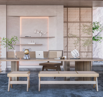  现代茶室 茶台 茶桌 茶桌椅 茶具